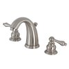 Kingston Brass KB988ALB Widespread Bathroom Faucet, Brushed Nickel KB988ALB